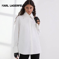 KARL LAGERFELD - DOUBLE COLLAR POPLIN SHIRT A3W11020