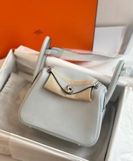 全新 Hermes Mini Lindy 聖杯藍 ❤️