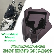 Z650 Z 650 Z-650 Front Windshield Mounting Bracket For Kawasaki Z650 ER650 2017-2020 Windscreen Wind