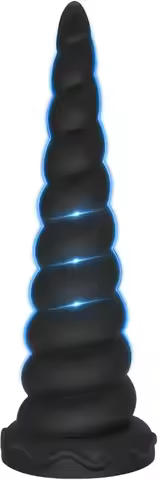 Big Anal Plug Anal Beads Large Butt Plug Training Cone Liquid Silicone Prostate Massager with Strong