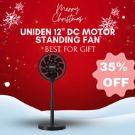 Uniden 12" 3D Oscillating DC Stand Fan, Black (AF5120)