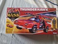 全新絕版Kenner 復刻版 幻變奇兵 紅色主角車連人仔-MASK  Thunder Hawk/美國卡通，M.A.S.K,  100%全新齊件，未開盒