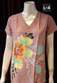 (READY STOCK) SW0088HDV Batik Handrawn Lady Blouse Batik Handmade Lady Blouse Batik Malaysia