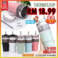 [OFFER] 2022 Tyeso Thermal Mug 900ML Tumbler Drinkware Thermos Coffee Cup Insulated Water Bottle Flask Car Mug