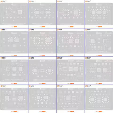 Amaoe HW1-16 BGA Reballing Stencil For Huawei P30 P40 Mate 10 40 30 20 Pro/Rs/Honor 50 V30 V20 Enjoy