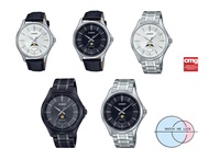 Casio ของแท้ 100% นาฬิกาผู้ชายทางการ MTP-M100 สายเหล็กประกัน CMG