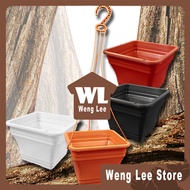 LENGTH 19CM SQUARE HANGING PLASTIC FLOWER POT CP-198 GARDENING PLANT POT PASU POKOK BUNGA