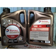 ￼TOTAL QUARTZ 3000 SJ 20W50 Motor oil 5L