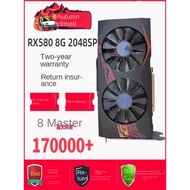 【COD】 Ready Stock Fast Shipping Disassembly Sapphire RX580 Dylan 590 Asus 5600XT Computer High-End 4K Game Gaming 8G Graphics Card 588