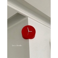 Corner Clock Corner Clock Corner Wall Clock Minimalist Solid Color Silent Clock Art Decoration Hole-