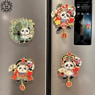 2025 New Cultural Creative Panda Fridge Magnet Metal Magnetic Tourist Souvenir Handcraft Chengdu Sic