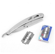 Brand New 1 Set Men Straight Barber Edge Steel Razors Folding Shaving Knife Hair Removal Tools with 