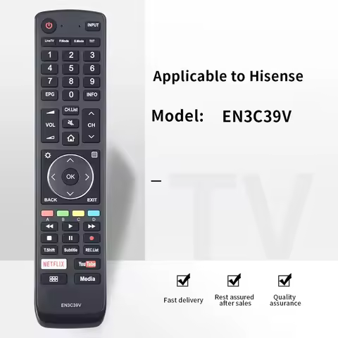 ZF applies to EN3C39V Hisense Smart LCD TV EN2H27HS EN-21662B EN-31603B EN-31906D EN-21662 CN3B16 CN