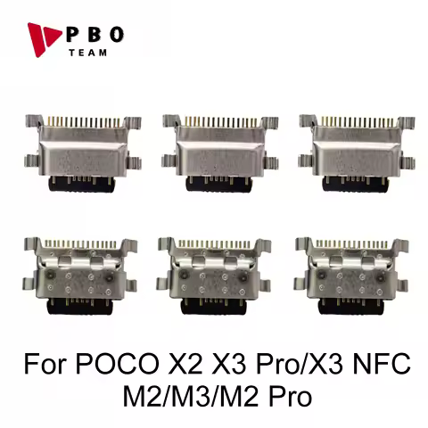 10/20PCS USB Charging Port Dock Plug Charger Connector Socket Replacemen For Xiaomi Mi Poco POCO X2 