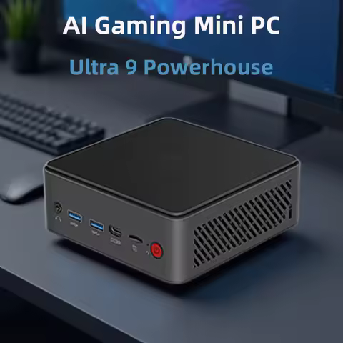 Topton Gaming Mini PC AMD Ryzen AI 9 HX 470 370 H 255 USB4 24G/32G LPDDR5 2*2.5G LAN 2*PCIe Desktop 