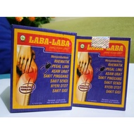 Jamu Herbal Serbuk / Powder Laba - Laba Asam Urat Saraf ( 1 Box @10 Sachets @ 8 Gram )