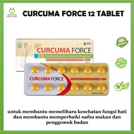 CURCUMA FORCE Penambah Nafsu Makan 12 Tablet Obat penggemuk