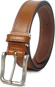 0111128 Men's Belt, 1.4 inches (35 mm), 46.5 inches (118 cm), Made in Japan, Cowhide Leather, Double
