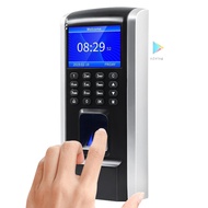 Fingerprint Access Control Time Attendance Machine Biometric Time Clock Employee Checking-in Recorder Fingerprint/Password/ID Card Recognition Multi-language with Softwar [Biso]
