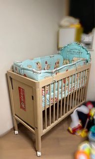 一折出售 LUKAS COT (WASH WHITE) W/MATTRESS 嬰兒床（象牙白色）連床褥 Bb床 Bb床褥 北歐白樺實木 細size 小尺寸 細尺寸 