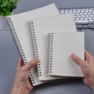 [Mayitrs] Notebook Loose-leaf Grid Notebook ins Handbook Notepad Blank Horizontal Line Grid PP Coil 