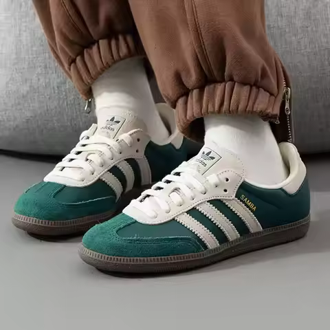 Didas Adidas SAMBA OG Men's and Women's Fashion Abrasion-resistant Sports Leisure Sneakers JI3215
