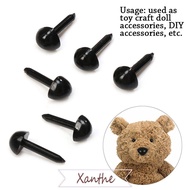 XANTHE 100pcs/bag Safety Triangle Noses Accessories Mini Black 4.5X5.5MM