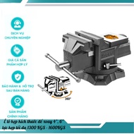 Vise clamping swivel base size 4'', 6'' maximum clamping force 1300 KGS - 1600KGS INGCO-HBV084-HBV08