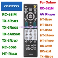 For Onkyo RC-682M AV Player Remote Control RC-682R RC682M TX-SR506 RC-681M TX-SR503 TX-SR605 TX-SA85