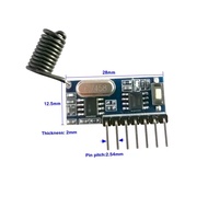 RF Signal Module 433 Mhz 4CH remote wireless receiver 1527 learning code
