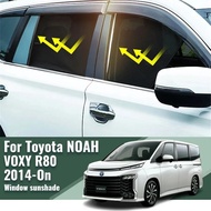 Magnetic Car Side Window Sunshade for Toyota Noah Voxy R80 2014 2015 2016 2017 2018 2019 2020 2021 2