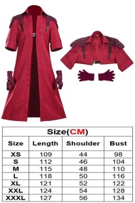 Game DMC 5 Dante Cosplay Costumes Red Coat Wig Necklace Outfits Men Disgu Long Windbreaker Uniforms 