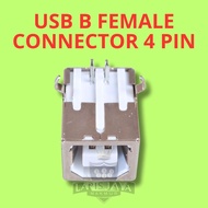 USB B Socket Female 4 Pin – PCB Connector for Printer