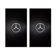 2pcs/set Car Logo Center Pillar Anti-scratch Film B-pillar Protective Stickers for Mercedes Benz W11