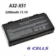 A32-X51 A32-T12 A32-XT12 5200mAh 11.1V Laptop Battery For Asus X51C X51H X51L X51R X51RL X58 X58C X5