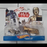 HOTWHEELS HOT WHEELS STAR WARS R2D2 C3PO : CHARACTER CARS 2 PACK DIECAST