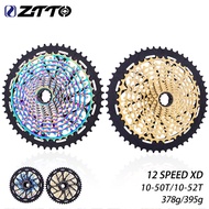 ZTTO MTB 12 Speed Cassette XD 10-52T Ultimate Freewheel Flywheel ZTTO ULT 10-50T Ultralight 12s k7 Colorful