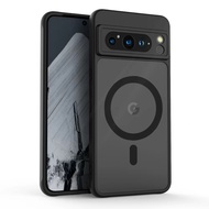 Ốp Lưng Từ Tính Huawei Pixel 8 PRO / 9 PRO / 9 PRO XL / 7 PRO Viền Silicon Chống Sốc Đen Mờ -