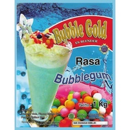 1kg BUBBLE GOLD BUBBLEGUM Packaging | Bubble GUM Flavor Drink Powder 1KILO Chewing GUM
