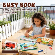 Montessori Book for Babies Enlightenment Early Book Busy Learning Book Page 30 Quiet Book