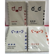 A5 Wire Notes Pons Doll Characters || A5 Spiral Notes