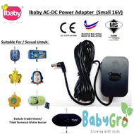 (SIRIM Approved) IBaby Travel Adapter Buai Bayi for Electronic Auto Baby Cradle AC/DC 500mA