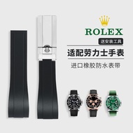 Suitable for Rolex Strap Green Black Water Ghost Yacht Daytona Cola Ring Diary Rubber Original Watch