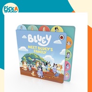 Bluey: Meet Bluey's Family: Tabbed Board Book by Bluey (UK edition, Board Book)