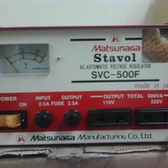 Stabilizer 500VA JAPAN ORIGINAL Matsuaga SVC500F SVC-500F