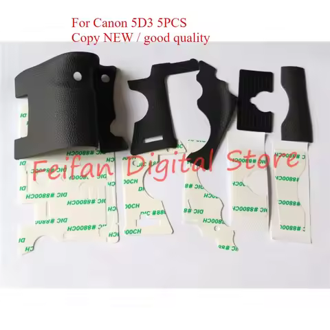 NEW For Canon 5D3 5DIII Camera Rubber Set Grip Rear Left Side Bottom Rubber SD Card Cover 5DM3 5D Ma