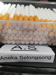 Kertas selongsong 8mm Cap Mlboro merah kerajinan isi 100pcs untuk alat linting rk