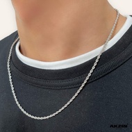 {AKZIN} Twist Necklace Pendant Accessories Wear Long Chain Men Women Style