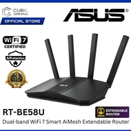 ASUS RT-BE58U / RT-BE88U / RT-BE86U / RT-BE92U / RT-BE82U DUAL BAND WIFI 7 AIMESH EXTENDABLE ROUTER 