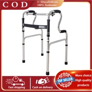 【Local Delivery+COD】Black Adult Walker for elderly adult Multi-functional foldable stainless steel Walking Aid aids Crutches Canes Toilet Armrest 915